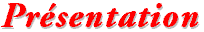 Pr�sentation